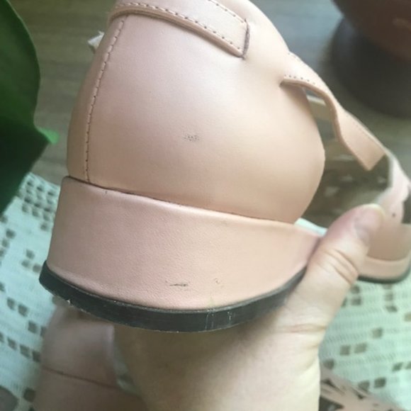 1940s Style Rocket Originals PINK Floral Buckle Sandals - size 5 UK - size 7 USW - Picture 7 of 12